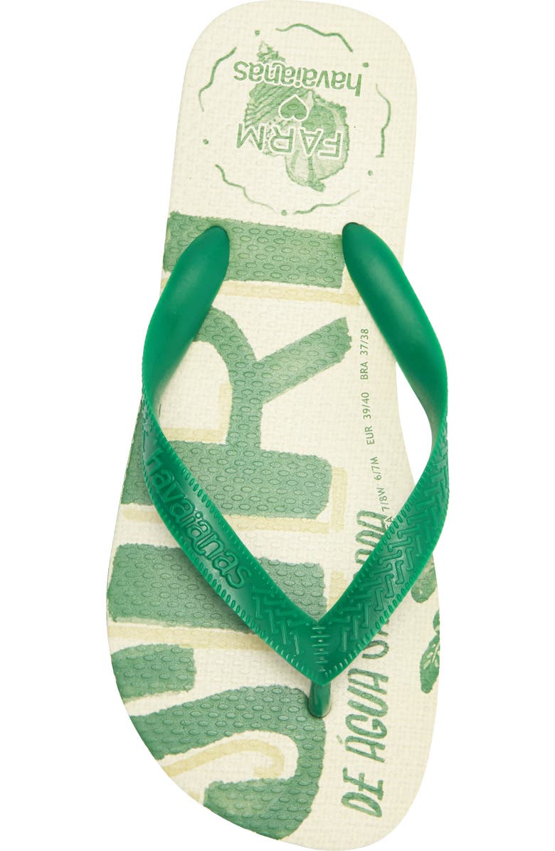 Havaianas x Farm Rio Crab Sandal, Alternate, color, Green