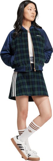 adidas Originals Tartan Corduroy Collegiate Jacket | Nordstrom