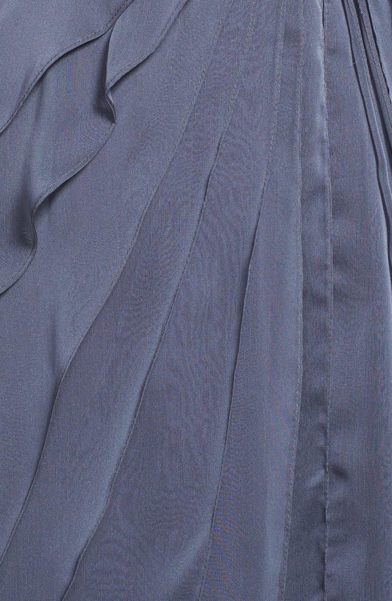 Adrianna Papell Layered Chiffon & Lace Gown, Alternate, color,