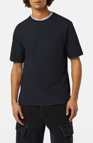 Scotch & Soda Relaxed Fit 3 Crosses Cotton & Linen T-Shirt