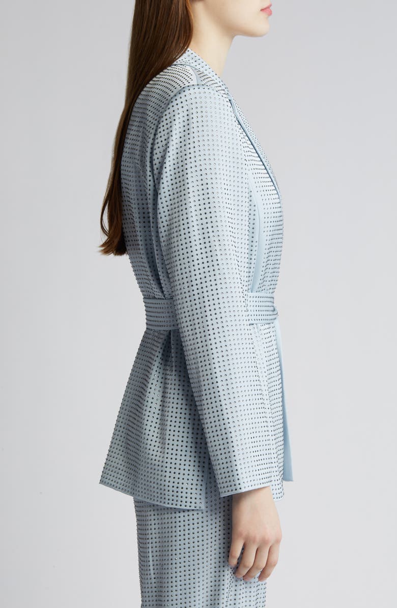 KOBI HALPERIN Brett Rhinestone Embellished Silk Wrap Jacket, Alternate, color, Chambre