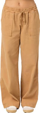 O'Neill Sevie 2 Drawstring Cotton Twill Pants