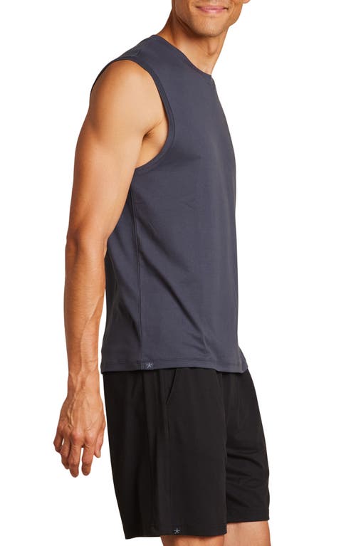 Shop Barefoot Dreams Malibu Collection® Butterchic Muscle T-shirt In Indigo
