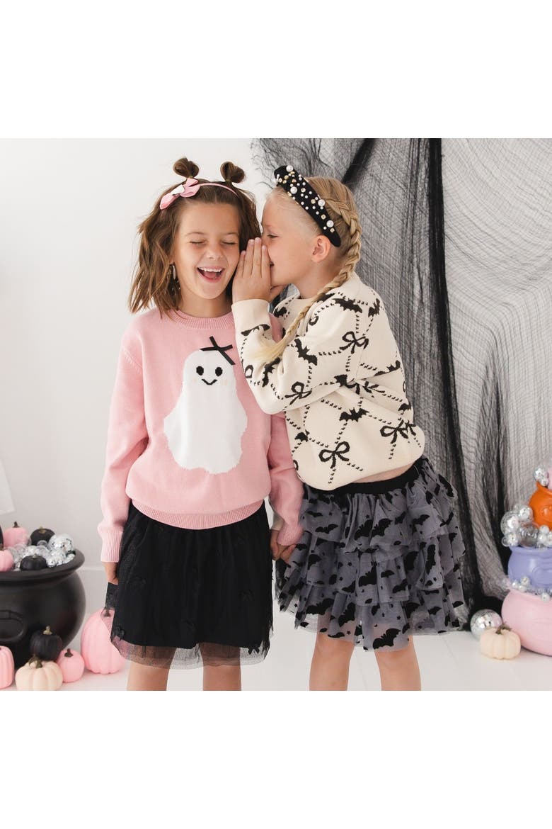 Onyx Bow Tutu Skirt, Alternate, color, Black