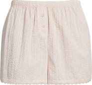 BP. Cotton Seersucker Boxer Shorts