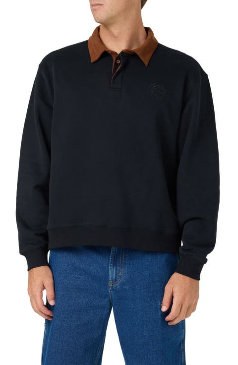 OG Long Sleeve Fleece Rugby Shirt