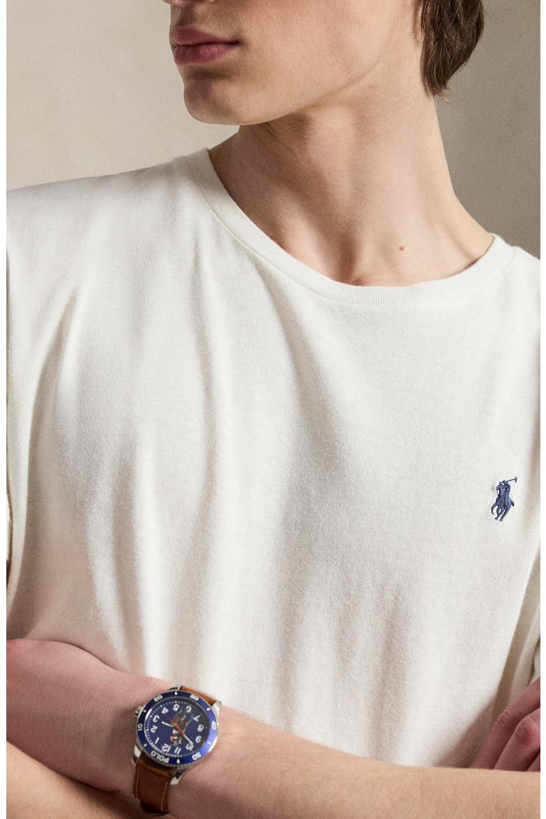 Standard Fit Cotton & Linen T-Shirt, Alternate, color, NEVIS