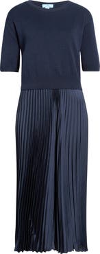 CeCe Sweater & Pleated Skirt Two-Piece Set