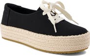 TOMS Valencia Lace-Up Platform Espadrille
