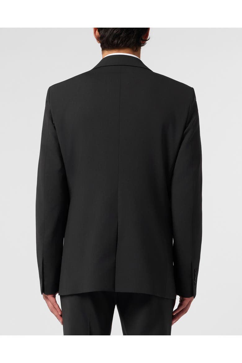 Regular Fit Blazer Rever 2 Bottoni Men, Alternate, color, black