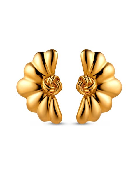 Knot Flower Earring Clip-on