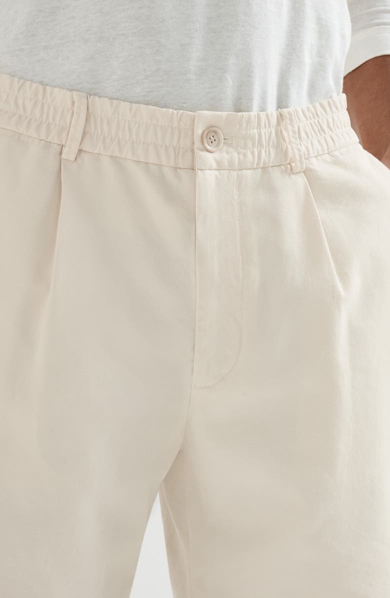 Brunello Cucinelli Gabardine pull-up Bermuda shorts, Alternate, color, Panama