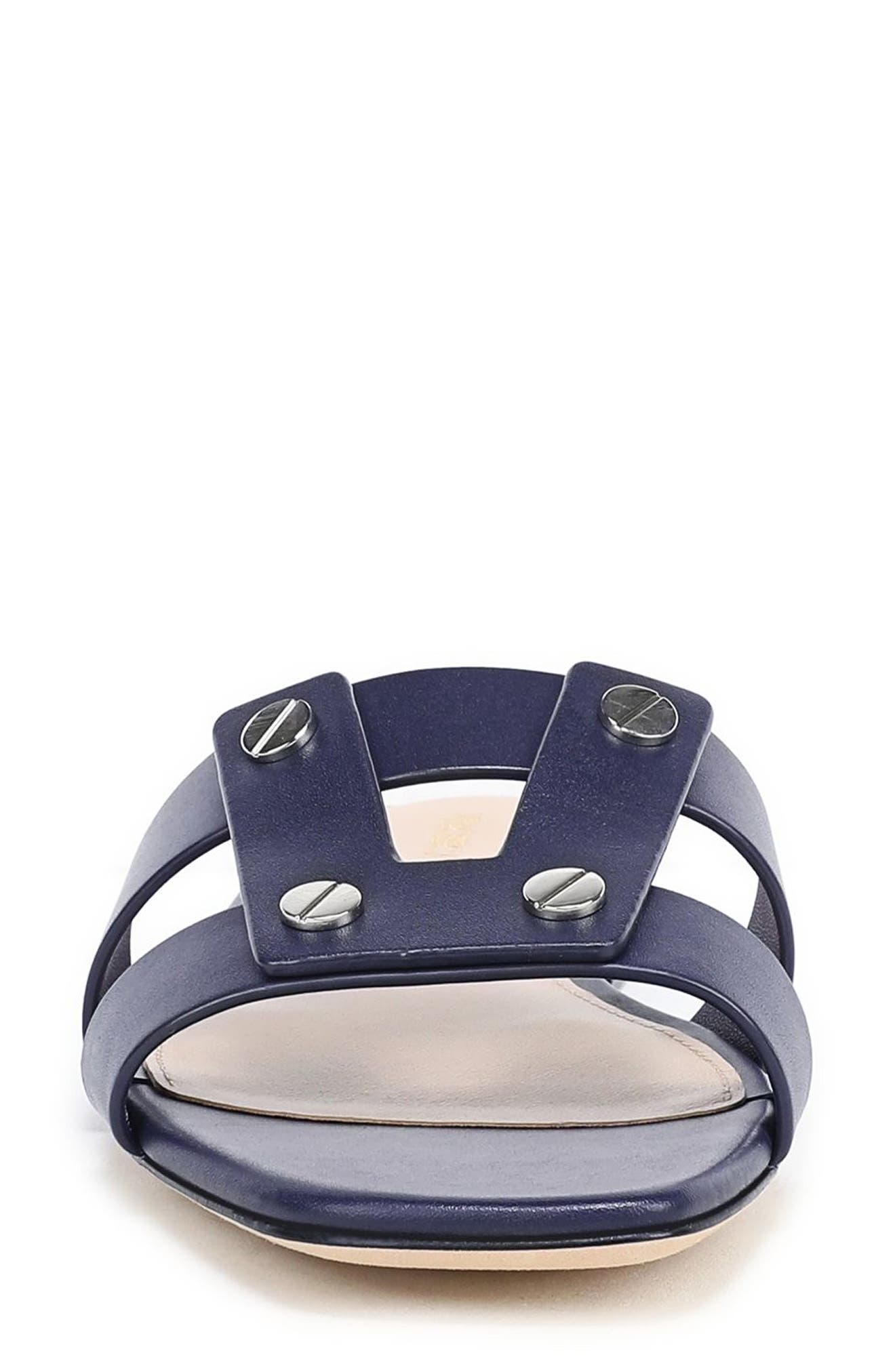 Via Slide Sandal, Alternate, color, NAVY