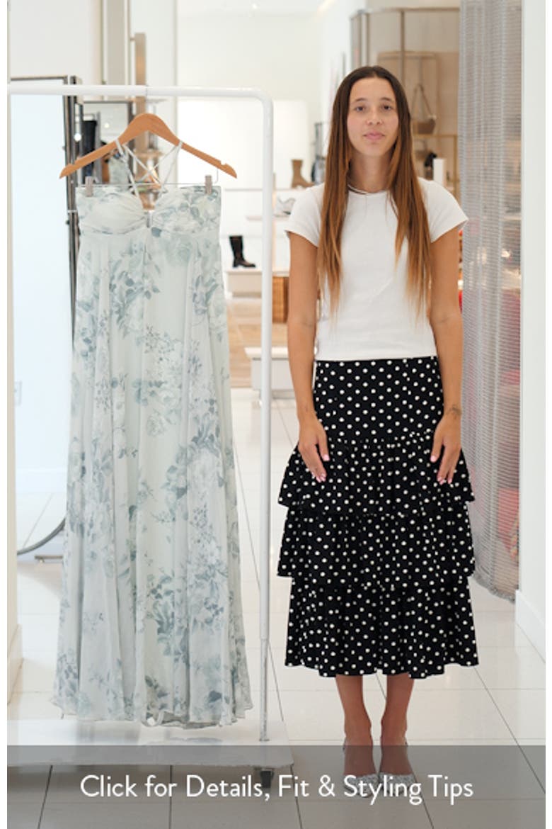 Lilith Floral Chiffon Gown video
