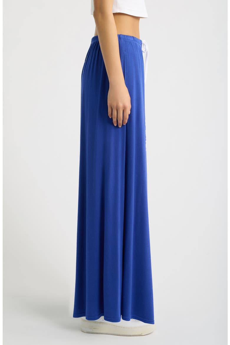 Game Day Leah Wide Leg Pants, Alternate, color, BLUE