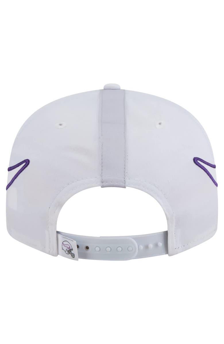 New Era Men's New Era White Minnesota Vikings Helmet 9FIFTY Snapback Hat, Alternate, color, 