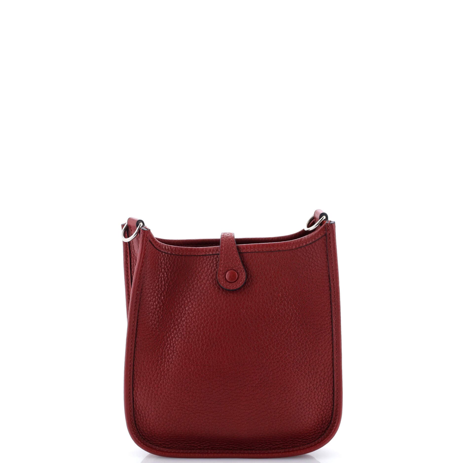 Pre-Owned Hermes Evelyne Bag Gen III Clemence TPM, Alternate, color, Rouge H