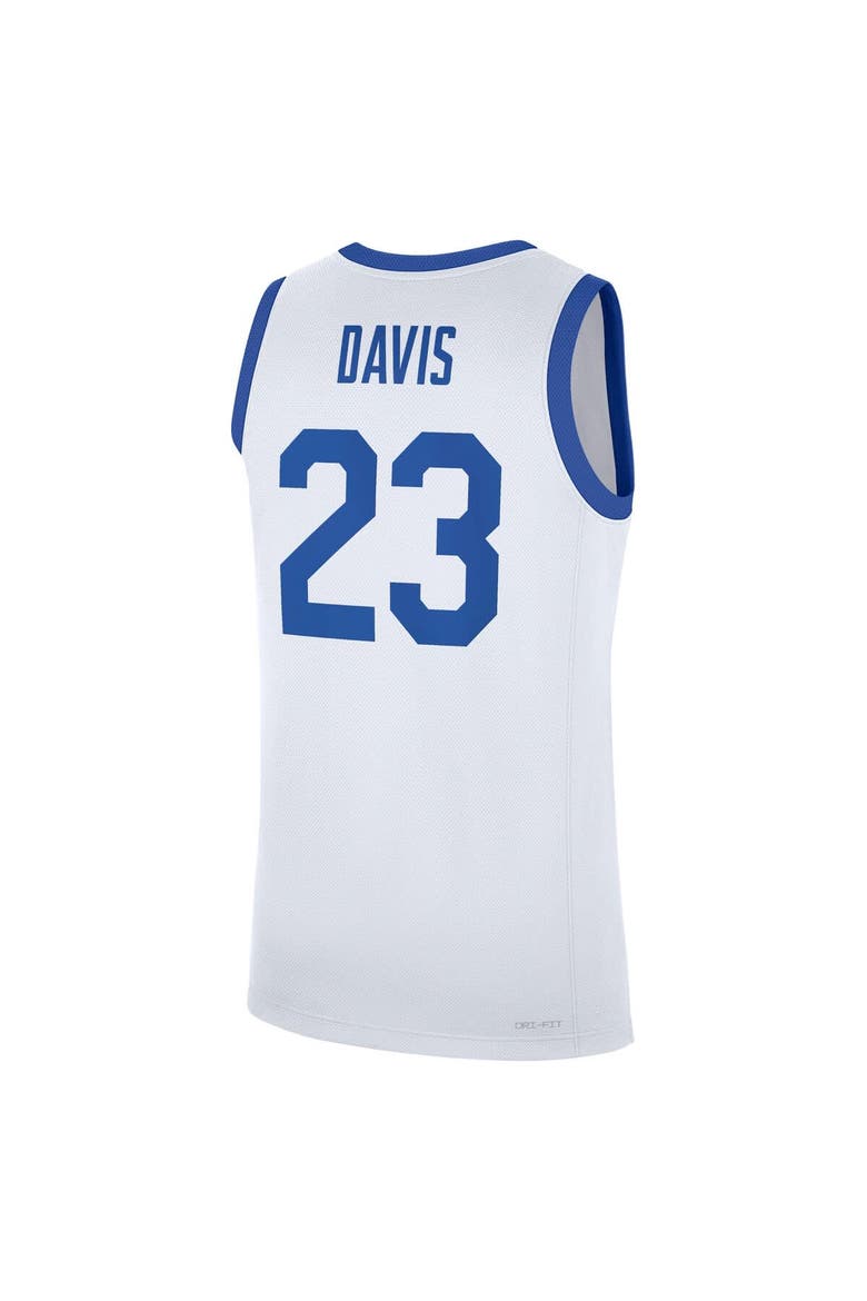 Men's Nike Anthony Davis White Kentucky Wildcats Performance Replica Basketball Jersey, Alternate, color, White