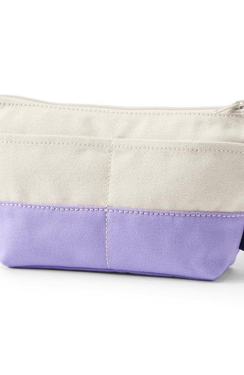 Lands' End Zipper Canvas Pouch