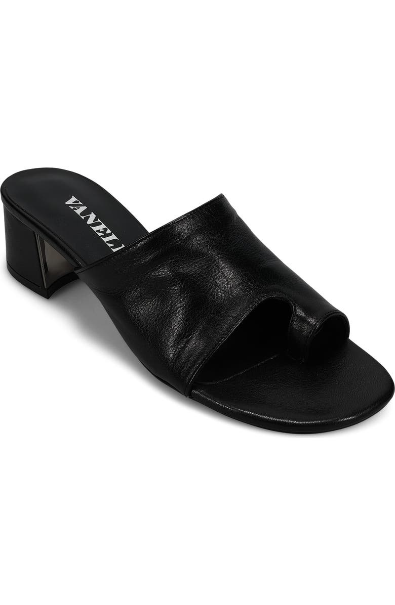 VANELi Cruz Toe Loop Sandal, Main, color, Black