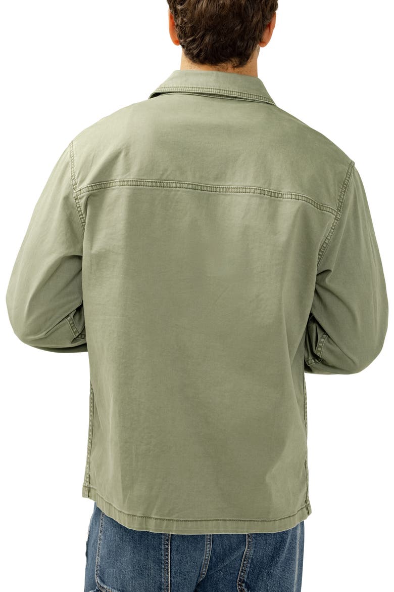 Cotton Twill Chore Jacket, Alternate, color, PALM GREEN
