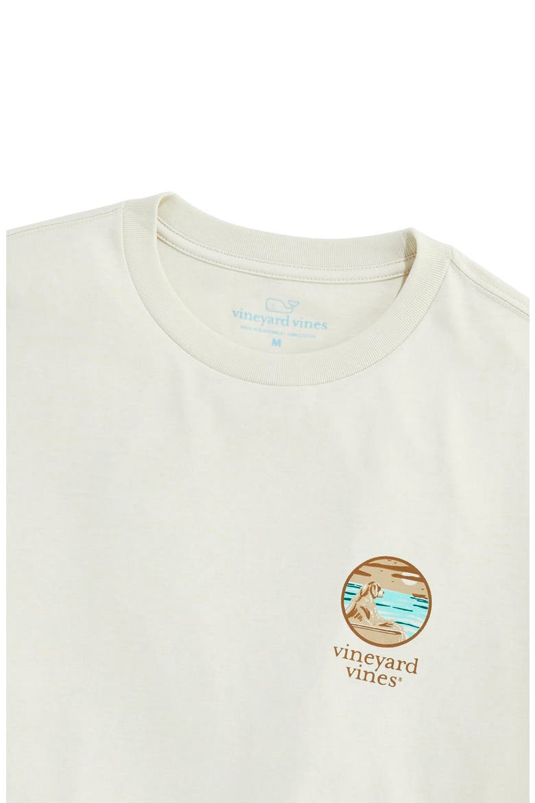 Beach Dog Cotton Graphic T-Shirt, Alternate, color, STONE