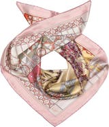 Elizabetta Garden of Dreams - Hand Rolled Silk Foulard for Women