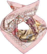 Elizabetta Garden of Dreams - Hand Rolled Silk Foulard for Women