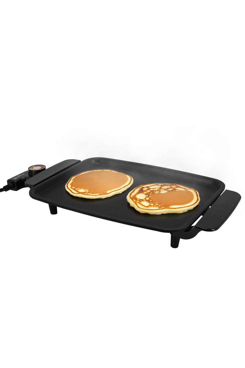 11.81 Inch Electric Grill with Non-Stick Coating, Main, color, Black