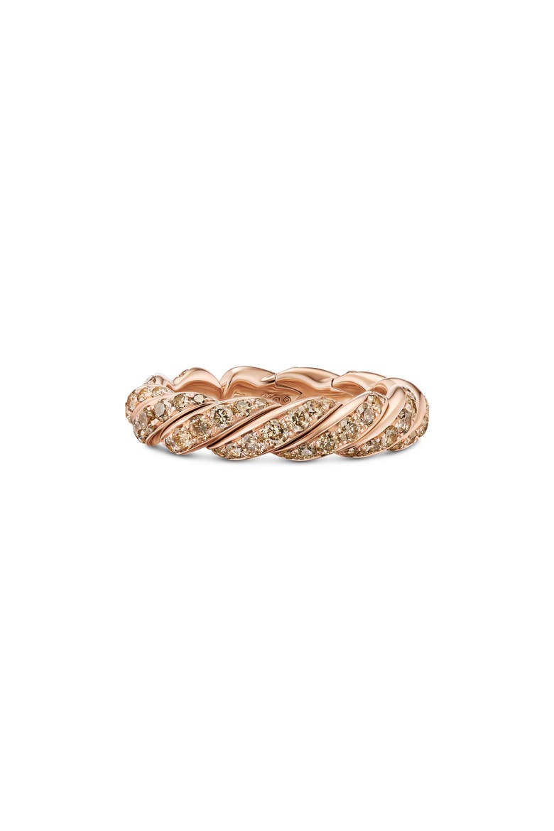 Sculpted Cable Flex Band Ring, Alternate, color, GOLD