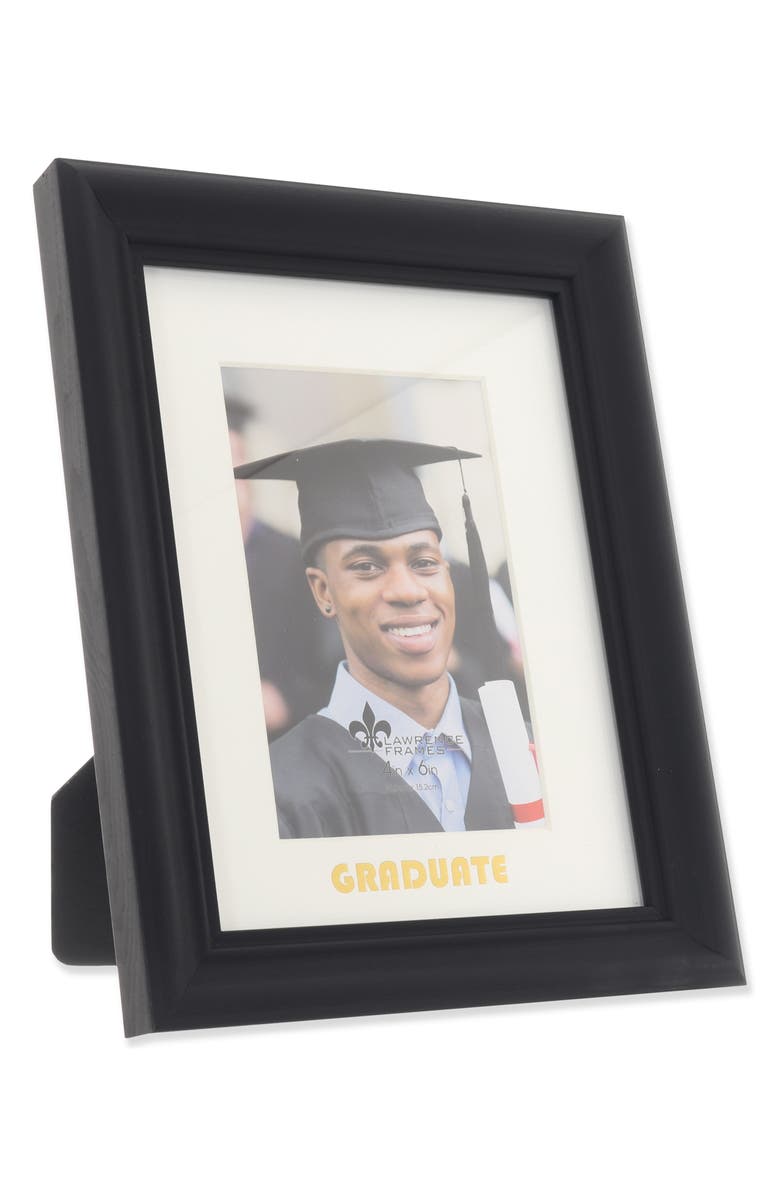 Lawrence Frames Graduation 4x6 Frame, Alternate, color, Black