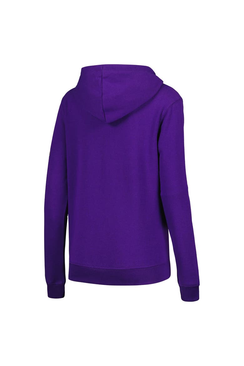 Women's Stadium Athletic Purple LSU Tigers Big Logo Pullover Hoodie, Alternate, color, Purple