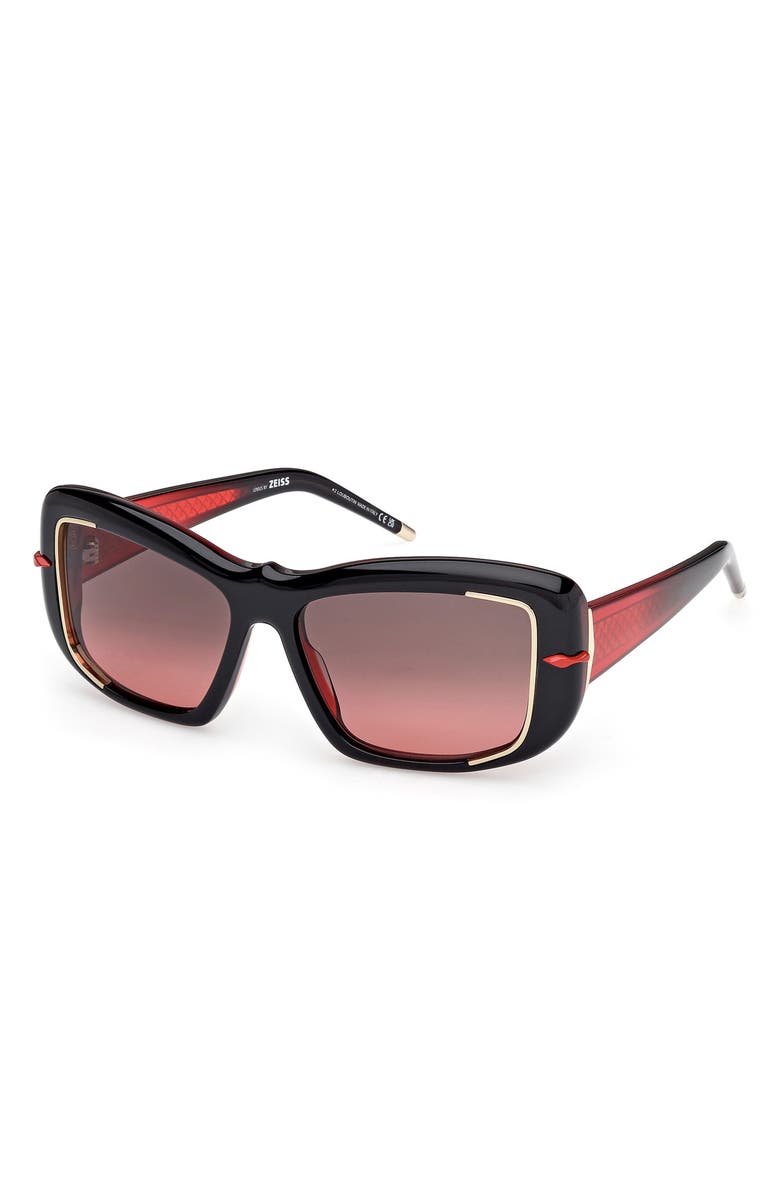 Christian Louboutin 56mm Square Sunglasses, Alternate, color,