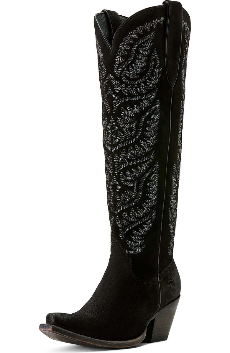 Ariat Laramie X Toe Western Boot, Alternate, color, Black