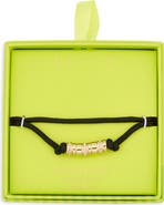 Leith Set of 2 Rondelle Adjustable Bracelets