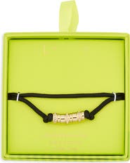 Leith Set of 2 Rondelle Adjustable Bracelets