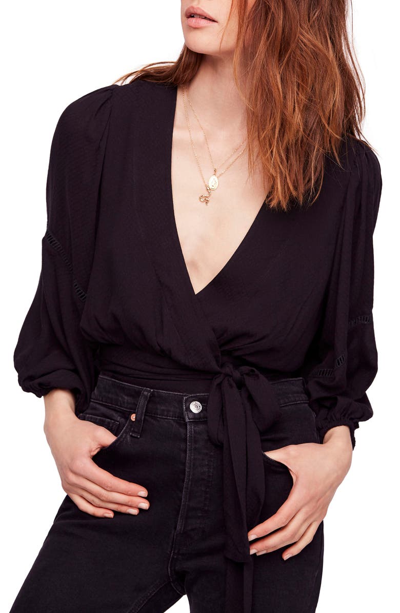 Free People Dream Girl Wrap Top, Main, color, 