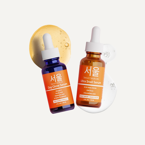 Seoul Ceuticals Korean Beauty Bundle Day & Night Serum Duo Kit