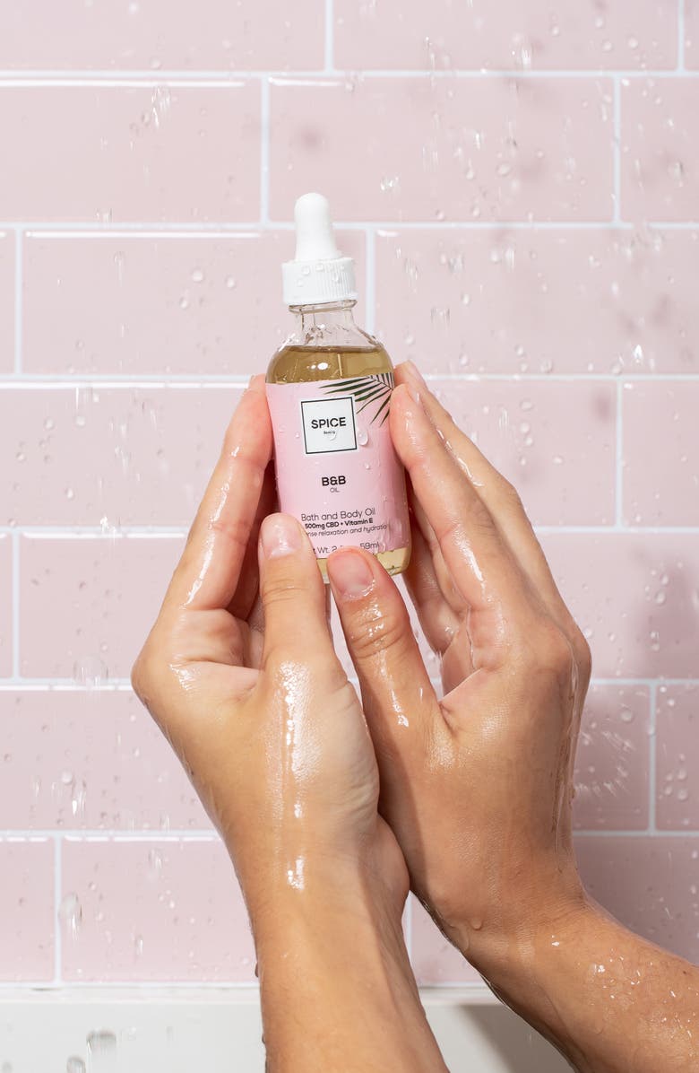 Spice Beauty Bath & Body Oil with CBD, Alternate, color, 