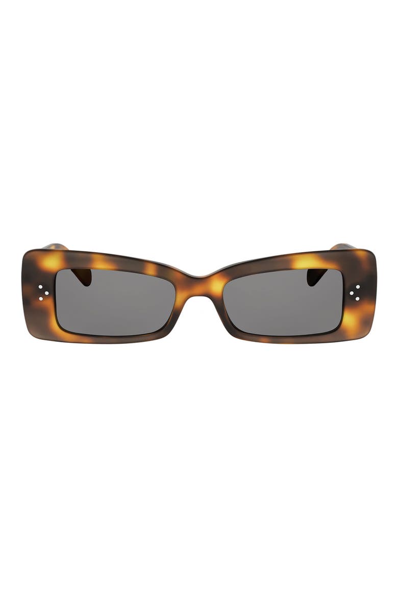 52mm Rectangular Sunglasses, Main, color, BLONDE HAVANA / SMOKE