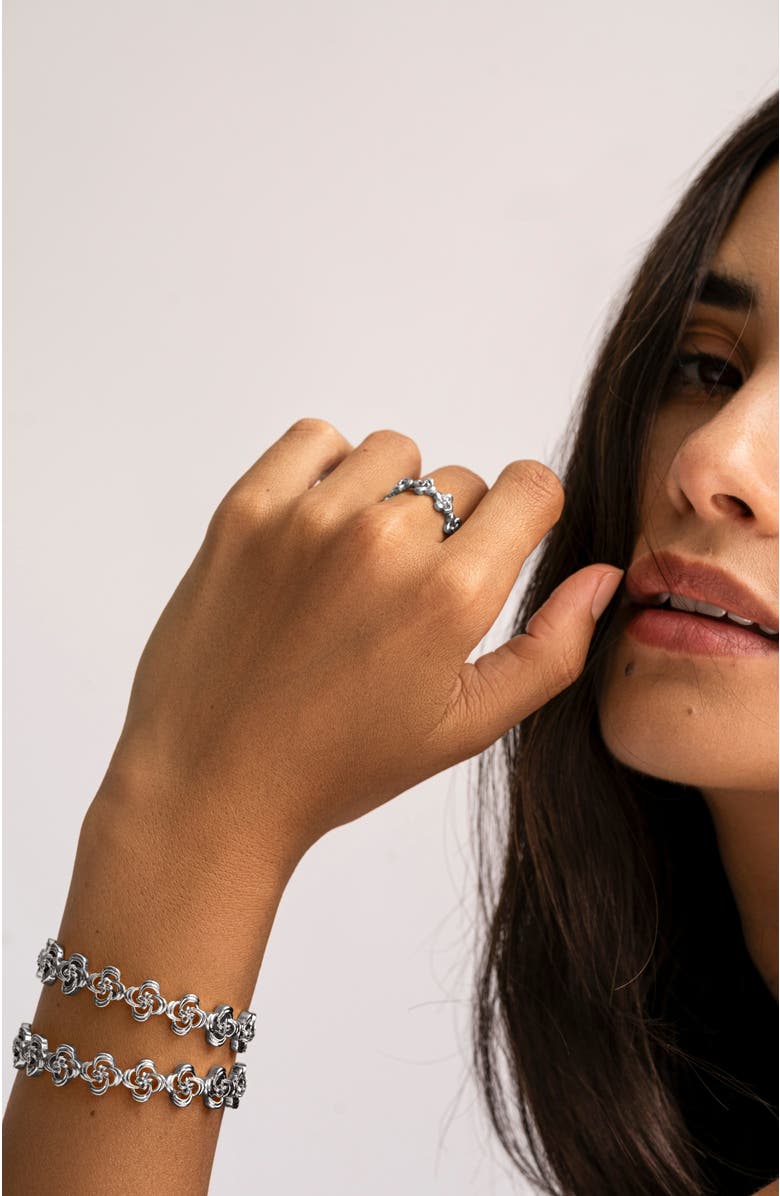 SEREIA OFFICIAL Lana Bracelet, Alternate, color, White Gold