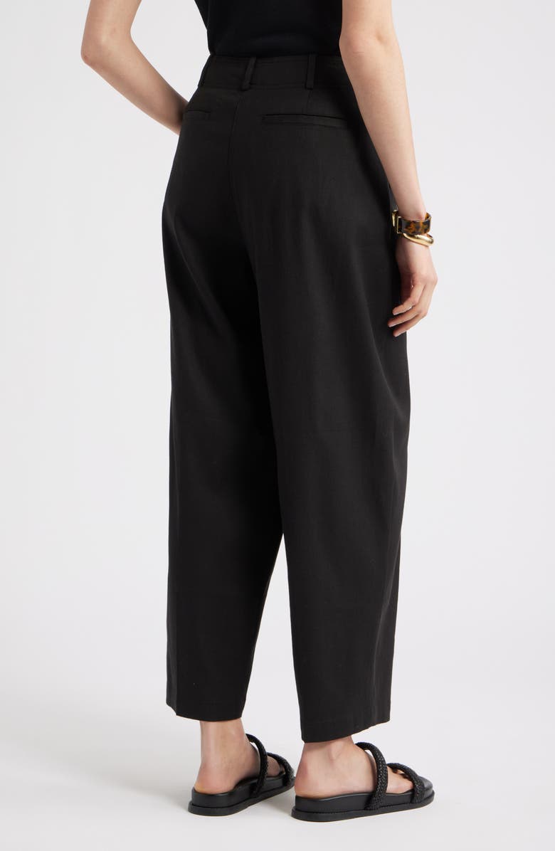 Nordstrom Crop Wide Leg Pants, Alternate, color, Black