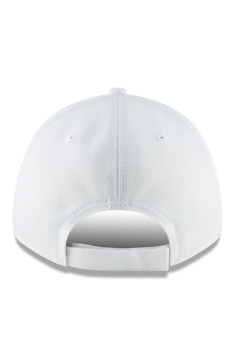 New Era Men's New Era  White Seattle Sounders FC  Primary Logo 9FORTY Adjustable Hat, Alternate, color, 