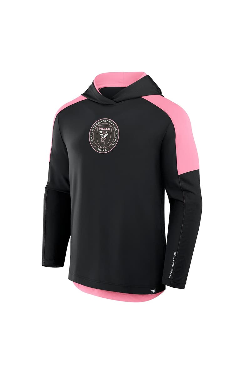 FANATICS Men's Fanatics Black Inter Miami CF Red Card Transitional Pullover Hoodie, Alternate, color,