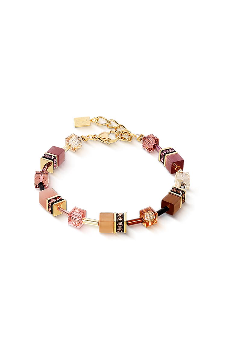 Geocube Iconic Bracelet, Main, color, Gold Blush