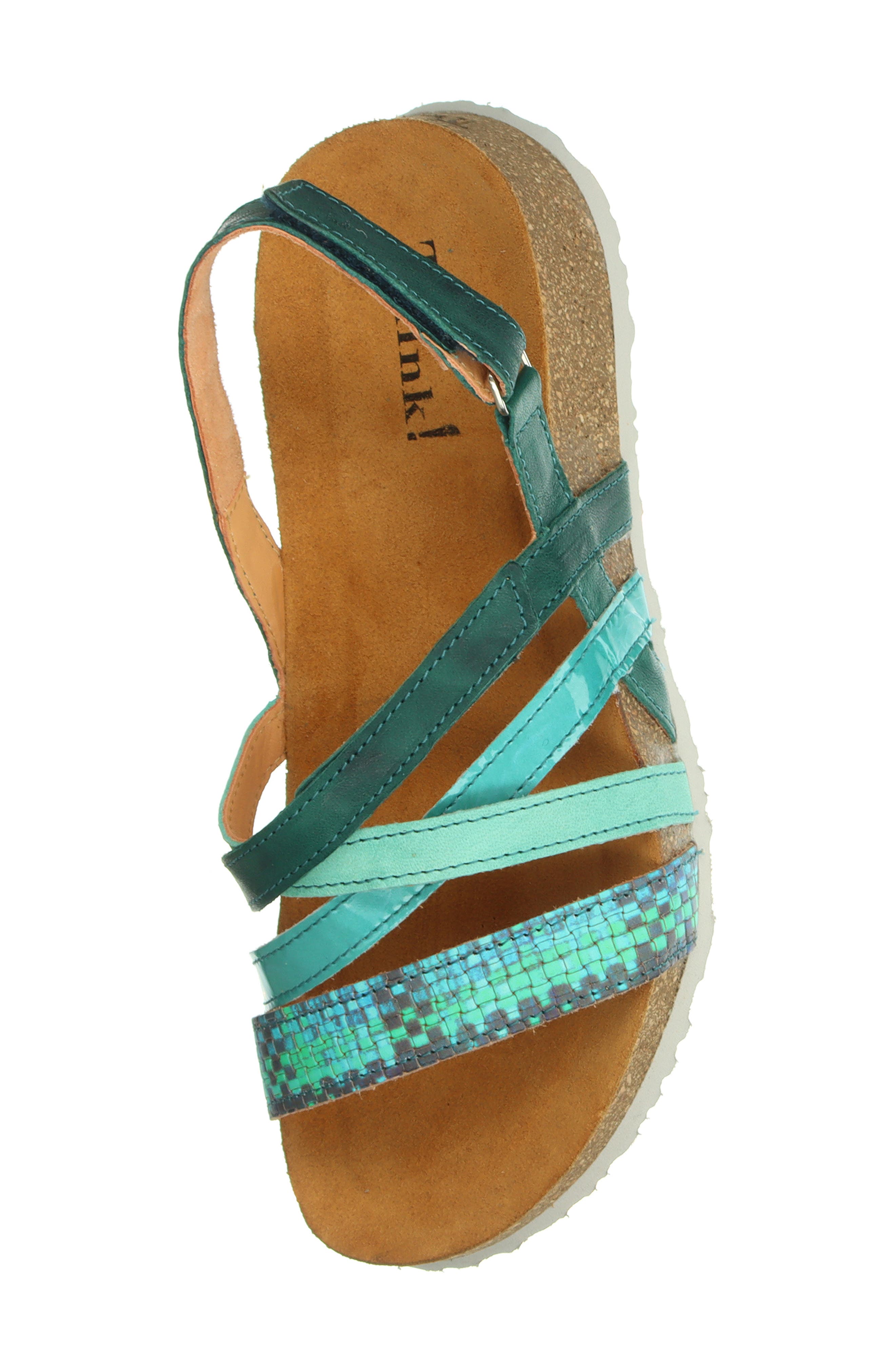 Koak Slingback Sandal, Alternate, color, AQUA/PACIFIC
