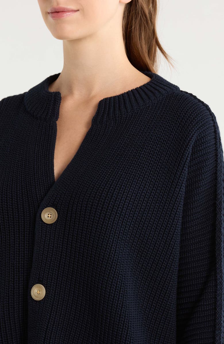 Frank & Eileen Montecito Cotton Cardigan, Alternate, color, Marine