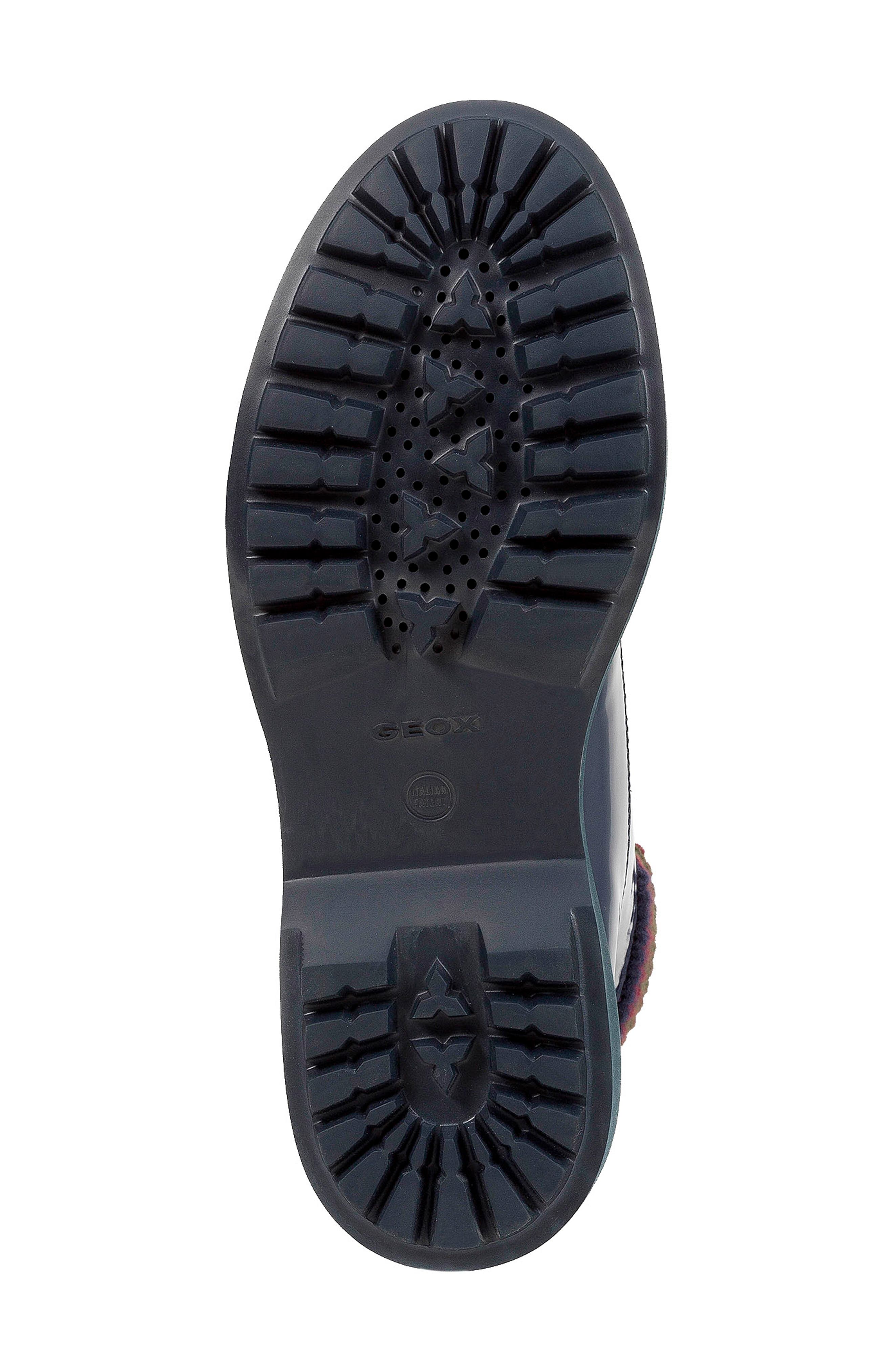Asheely Bootie, Alternate, color, BLUE FAUX LEATHER