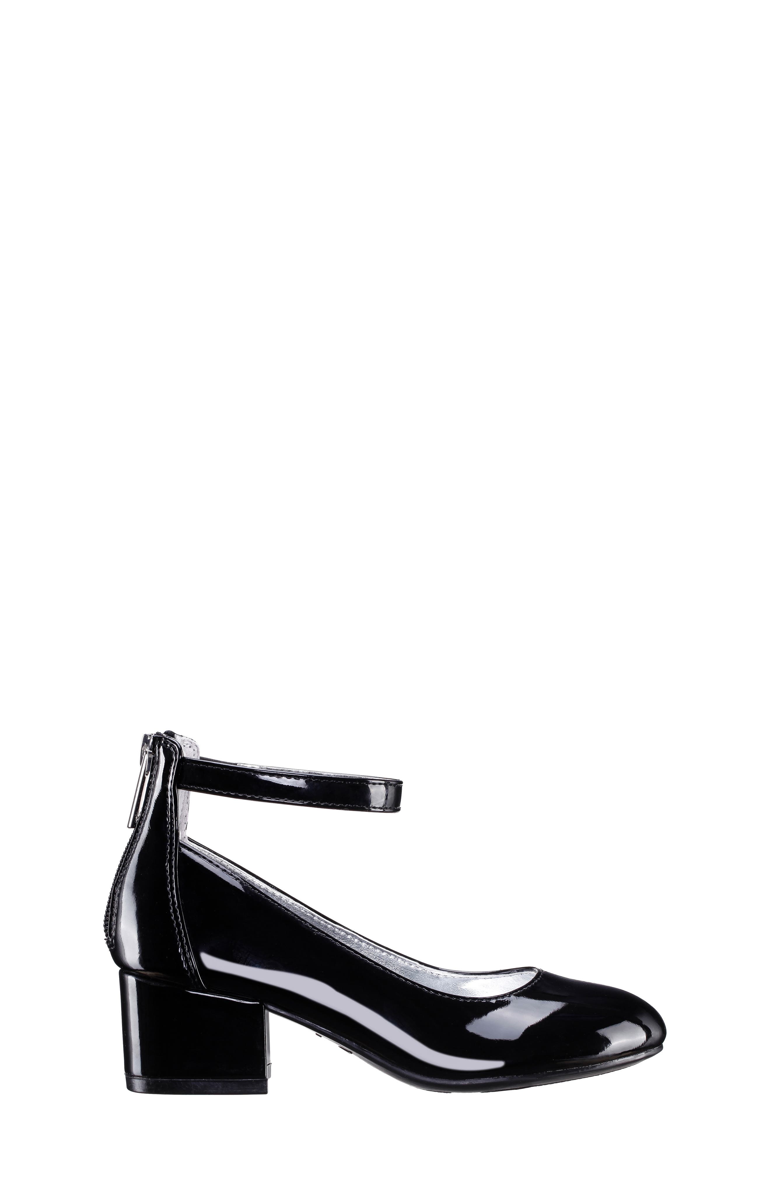 Nina Florious Metallic Flat, Alternate, color, Black Patent