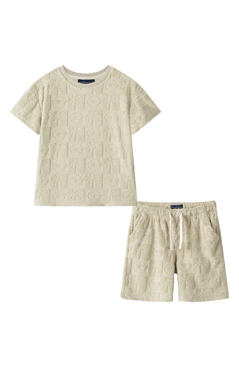 Kids' Terry T-Shirt & Shorts Set (Toddler & Little Kid)